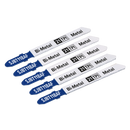 Sealey SJBT118AF 75mm 21tpi Jigsaw Blade Metal - Pack of 5