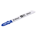 Sealey SJBT118AF 75mm 21tpi Jigsaw Blade Metal - Pack of 5