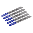 Sealey SJBT118G 75mm 32tpi Jigsaw Blade Metal - Pack of 5