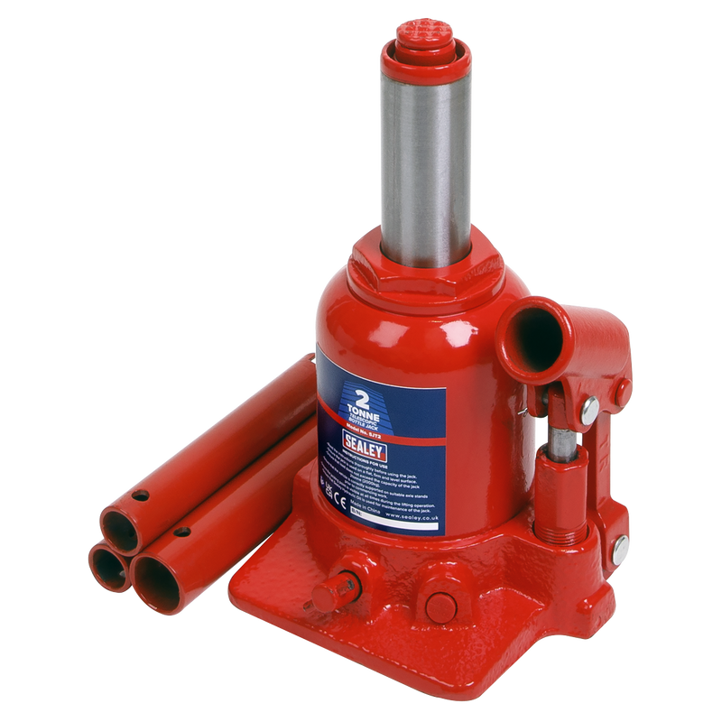 Sealey SJT2 Bottle Jack 2 Tonne Telescopic
