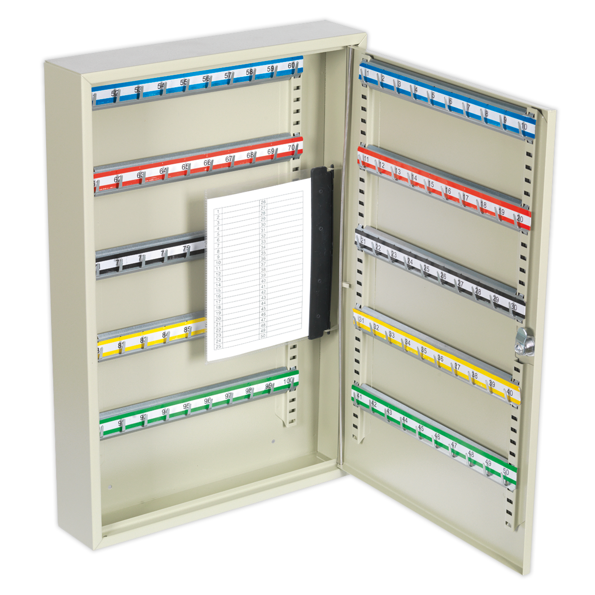 Sealey SKC100 Key Cabinet 100 Key Capacity