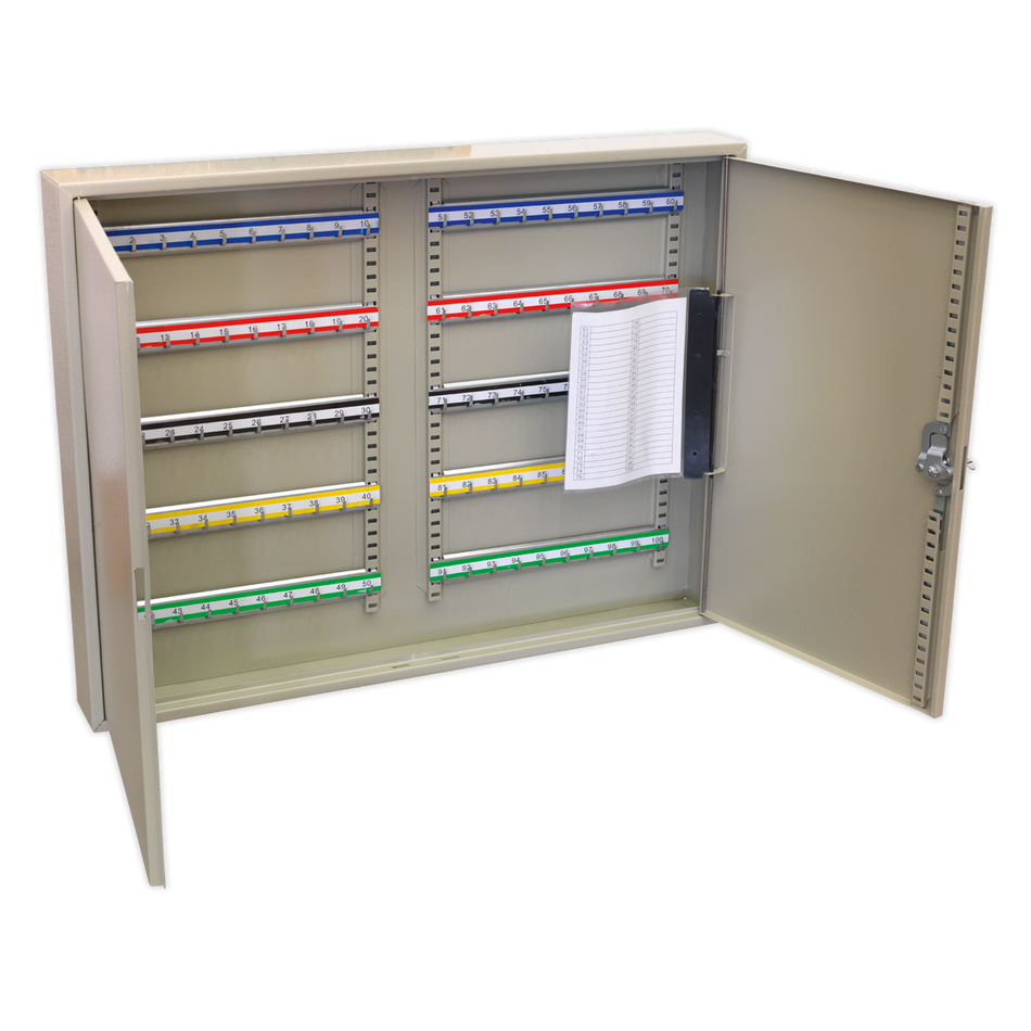 Sealey SKC100W Wide Key Cabinet 100 Key Capacity