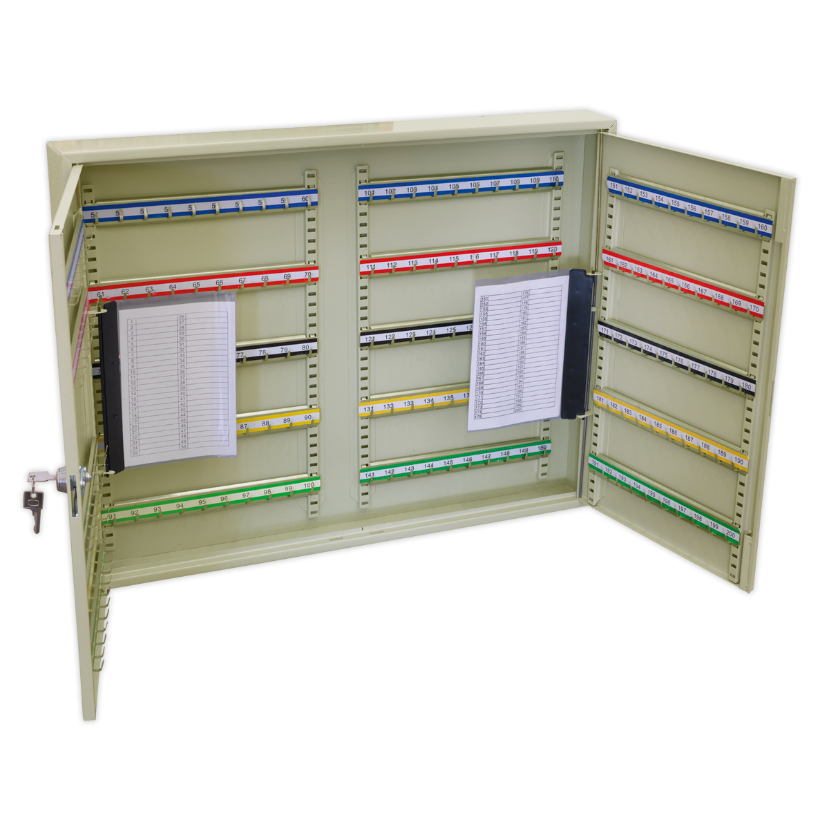 Sealey SKC200W Wide Key Cabinet 200 Key Capacity