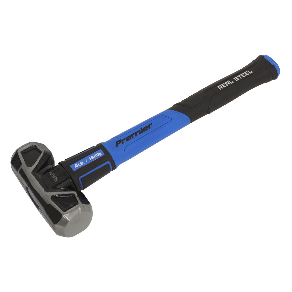 Sealey SLHG04 4lb Short Handle Sledge Hammer with Fibreglass Shaft