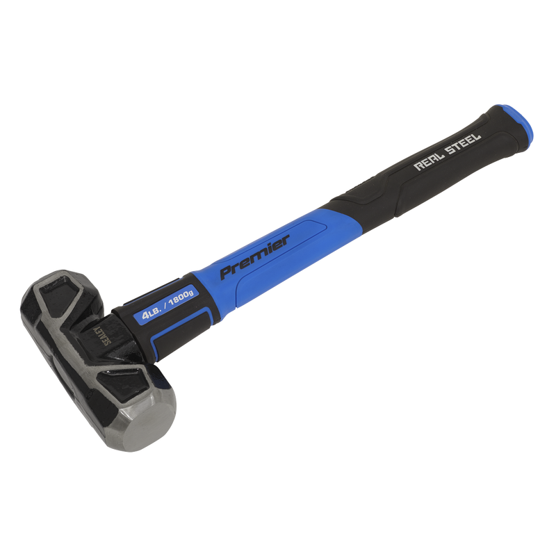 Sealey SLHG04 4lb Short Handle Sledge Hammer with Fibreglass Shaft