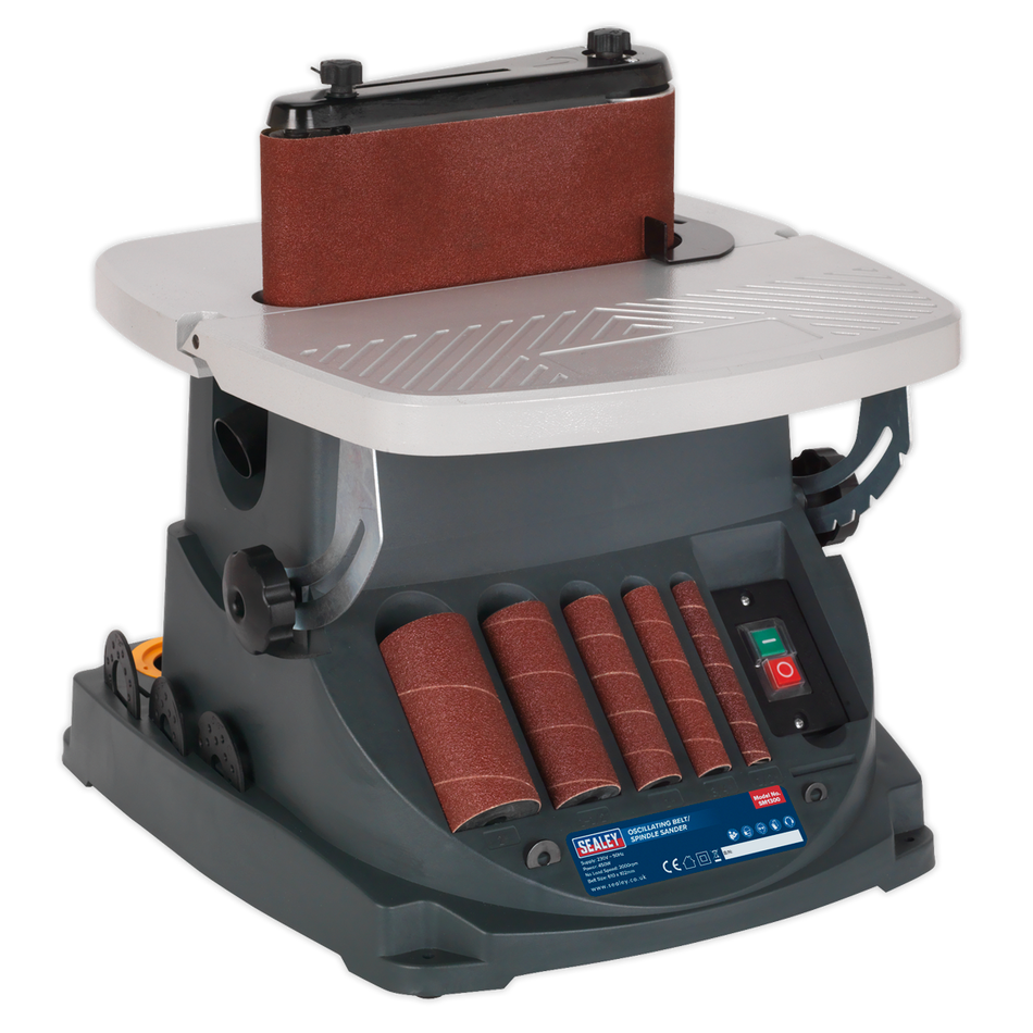 Sealey SM1300 Oscillating Belt & Spindle/Bobbin Sander