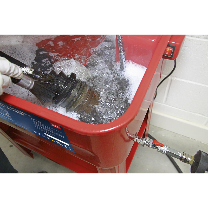 Sealey SM20 50L Workshop Parts Cleaning Tank with Turbo Feature