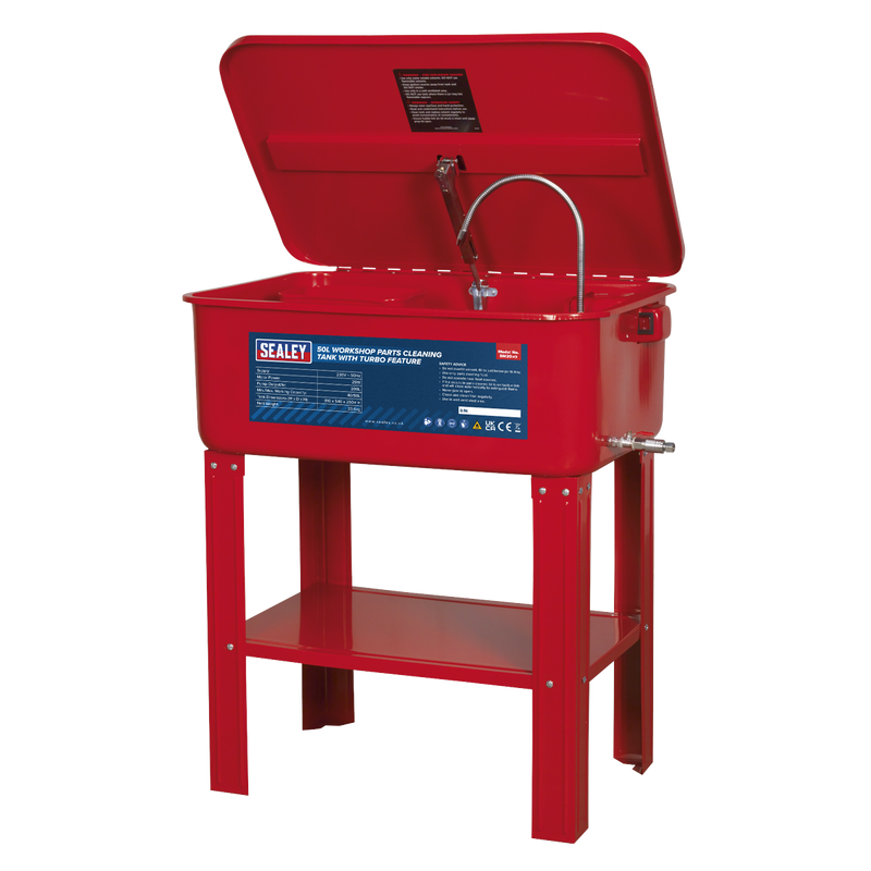 Sealey SM20 50L Workshop Parts Cleaning Tank with Turbo Feature