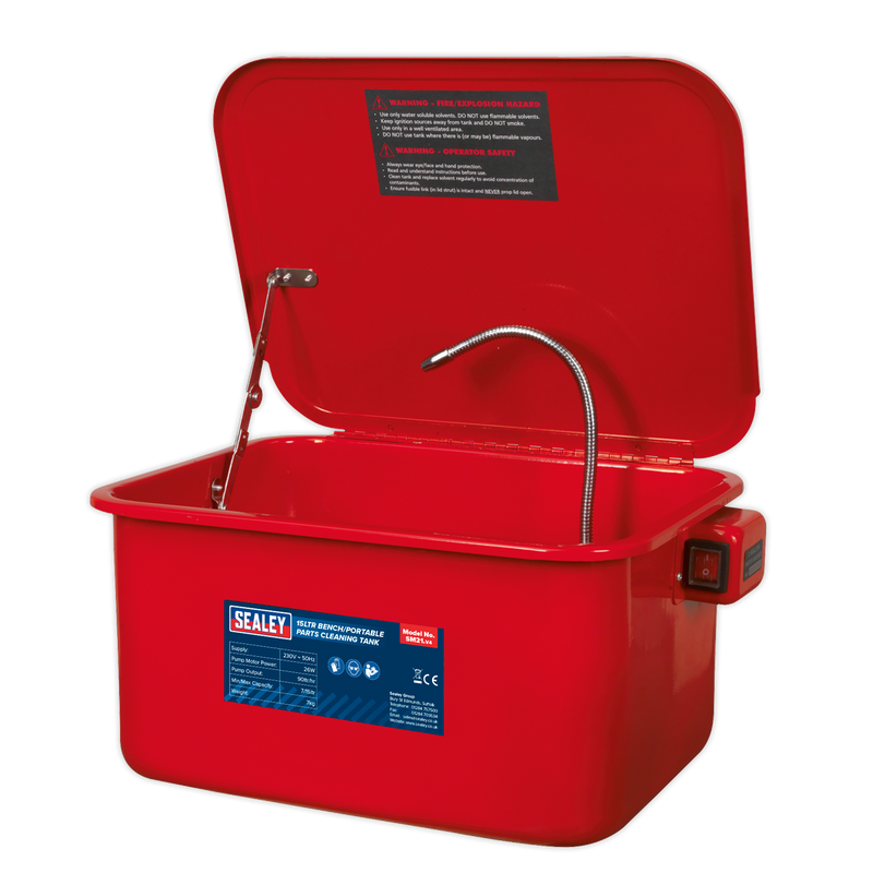 Sealey SM21 15L Bench/Portable Parts Cleaning Tank