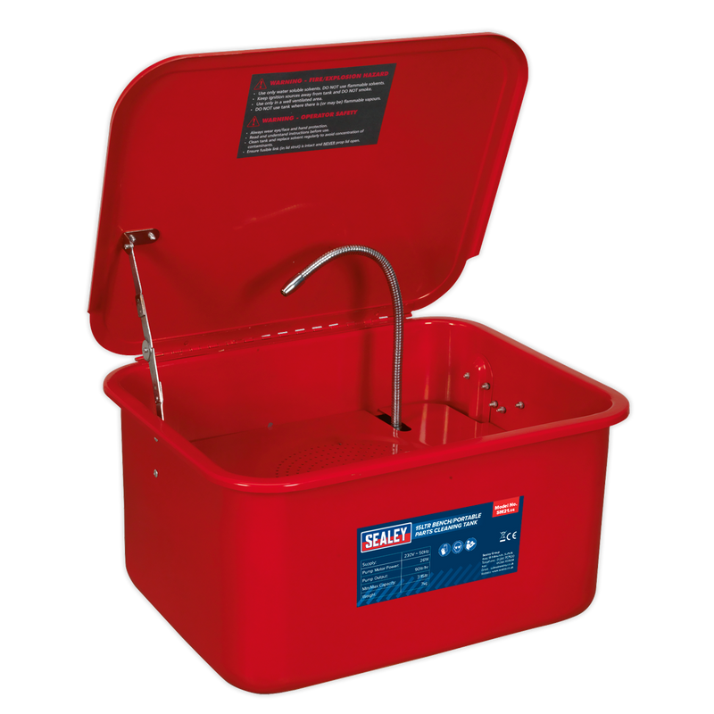 Sealey SM21 15L Bench/Portable Parts Cleaning Tank