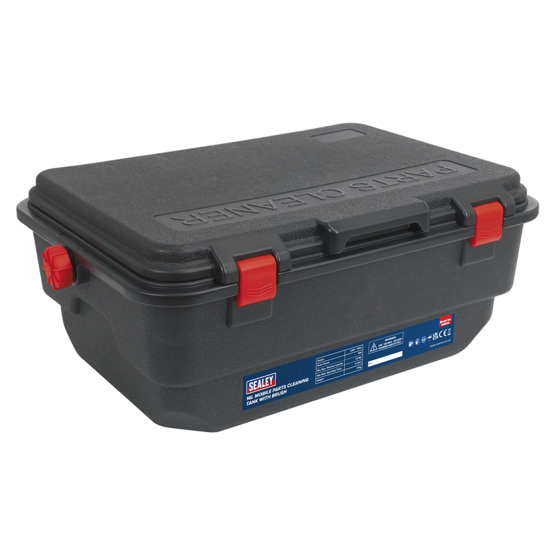 Sealey SM222 16L Mobile Parts Cleaning Tank with Brush