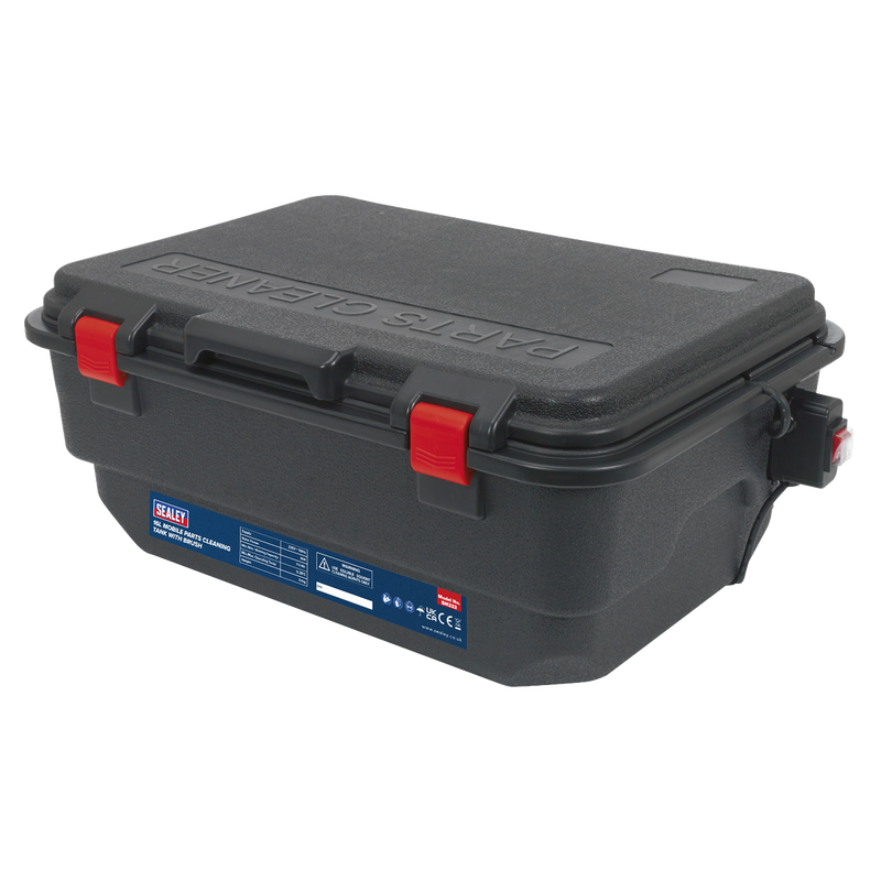 Sealey SM222 16L Mobile Parts Cleaning Tank with Brush