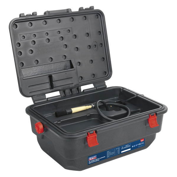 Sealey SM222 16L Mobile Parts Cleaning Tank with Brush