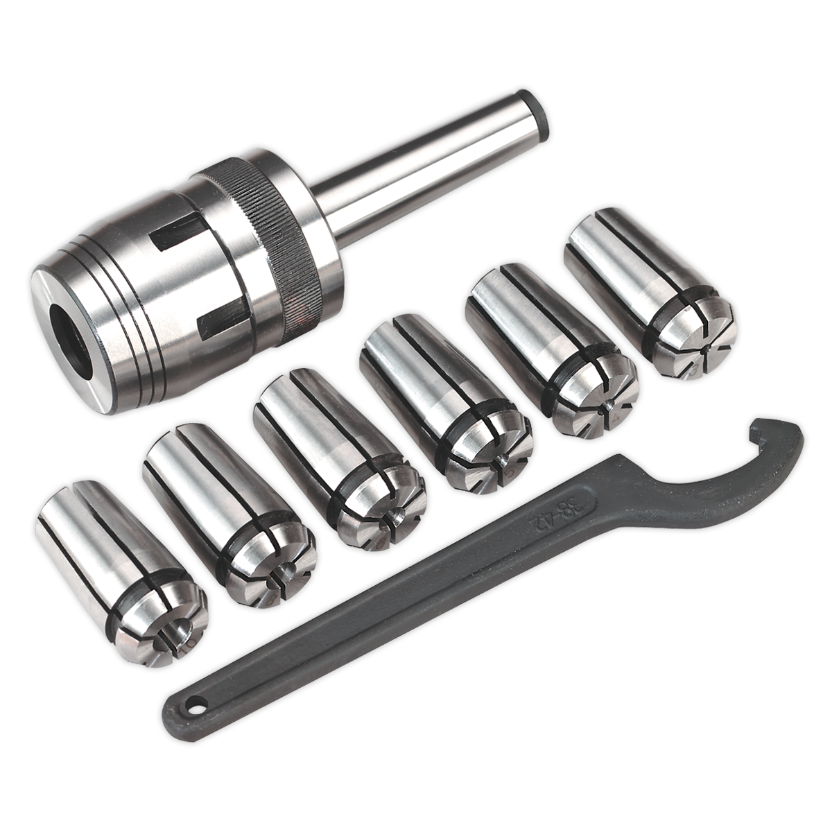Sealey SM2503MCSET Mill Chuck Set
