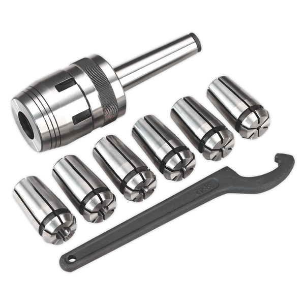Sealey SM2503MCSET Mill Chuck Set