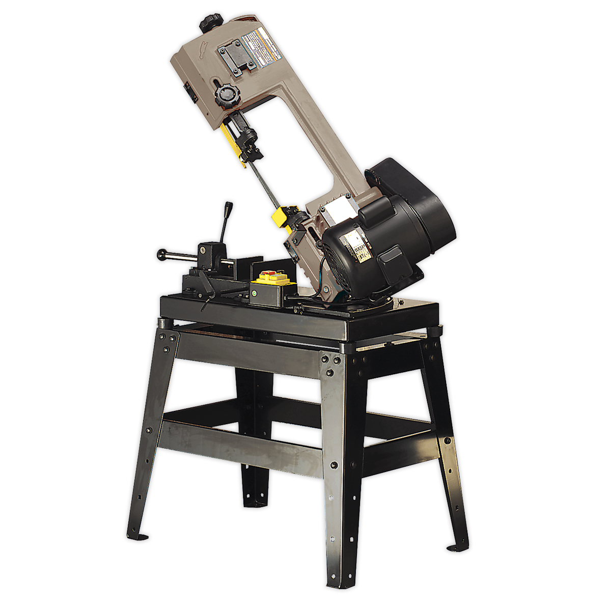 Sealey SM65 150mm 3-Speed Metal Cutting Bandsaw with Quick Lock Vice & Stand