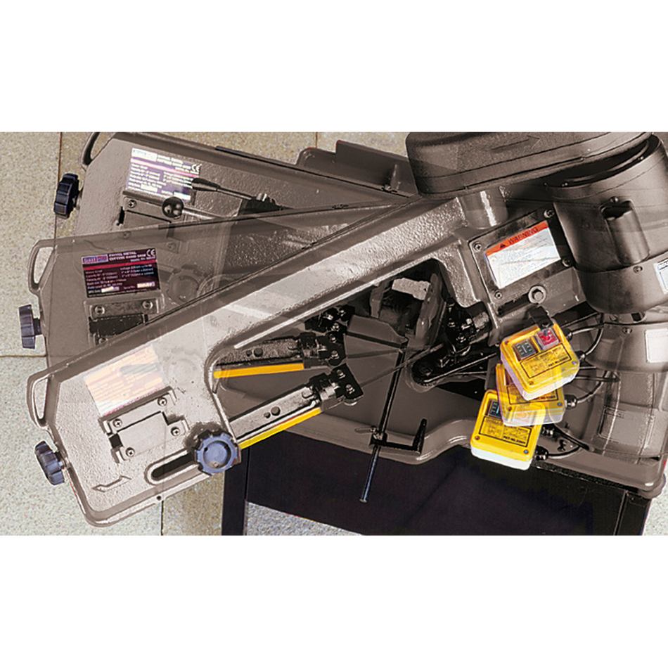 Sealey SM65 150mm 3-Speed Metal Cutting Bandsaw with Quick Lock Vice & Stand