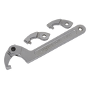 Sealey SMC2M 4pc Adjustable C Spanner - Hook & Pin Wrench Set 32-76mm