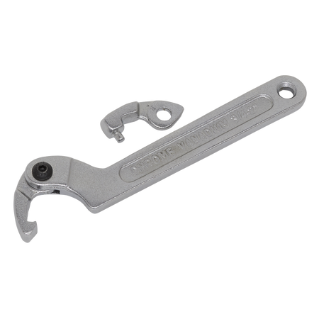 Sealey SMC2S 3pc Adjustable C Spanner - Hook & Pin Wrench Set 19-51mm