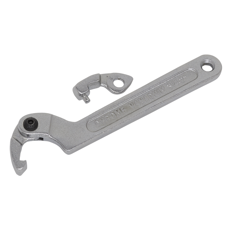 Sealey SMC2S 3pc Adjustable C Spanner - Hook & Pin Wrench Set 19-51mm