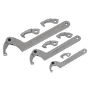 Sealey SMC2 11pc Adjustable C Spanner - Hook & Pin Wrench Set