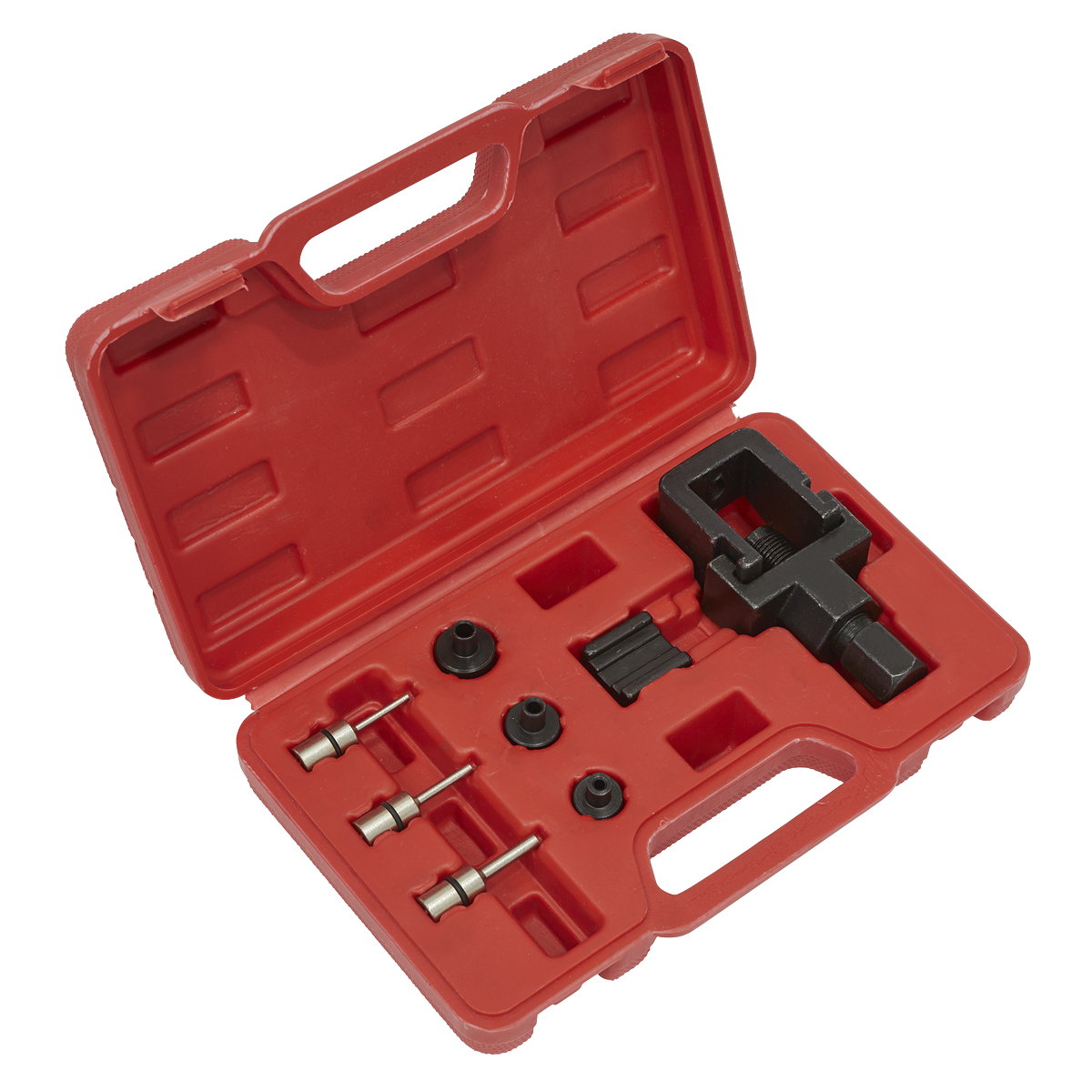 Sealey SMC4 Heavy-Duty Motorcycle Chain Splitter & Riveting Tool Set