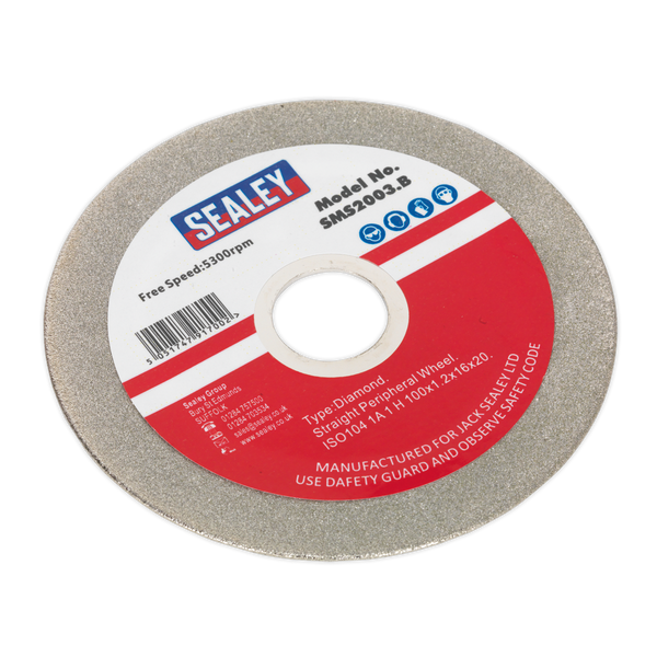 Sealey SMS2003.B 100mm Diamond Coated Grinding Disc for SMS2003