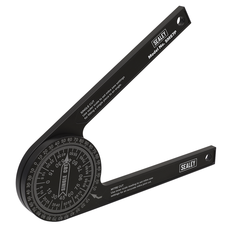 Sealey SMS7P Aluminium Mitre Saw Protractor