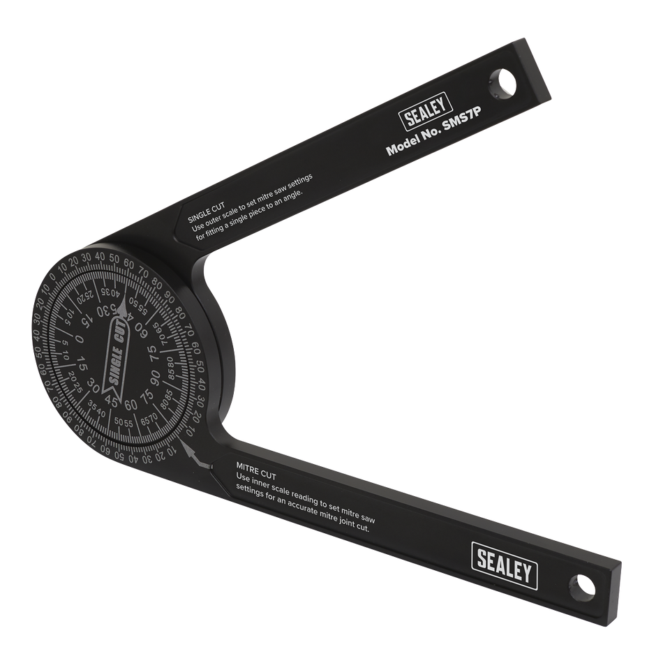 Sealey SMS7P Aluminium Mitre Saw Protractor