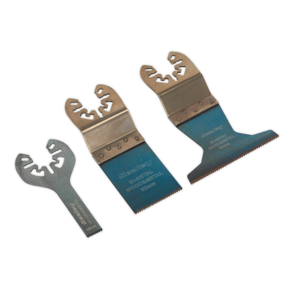 Sealey SMTC3 3pc Quick Change Multi-Tool Cutting Blade Set