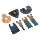 Sealey SMTS7 7pc All-Purpose Multi-Tool Blade Set