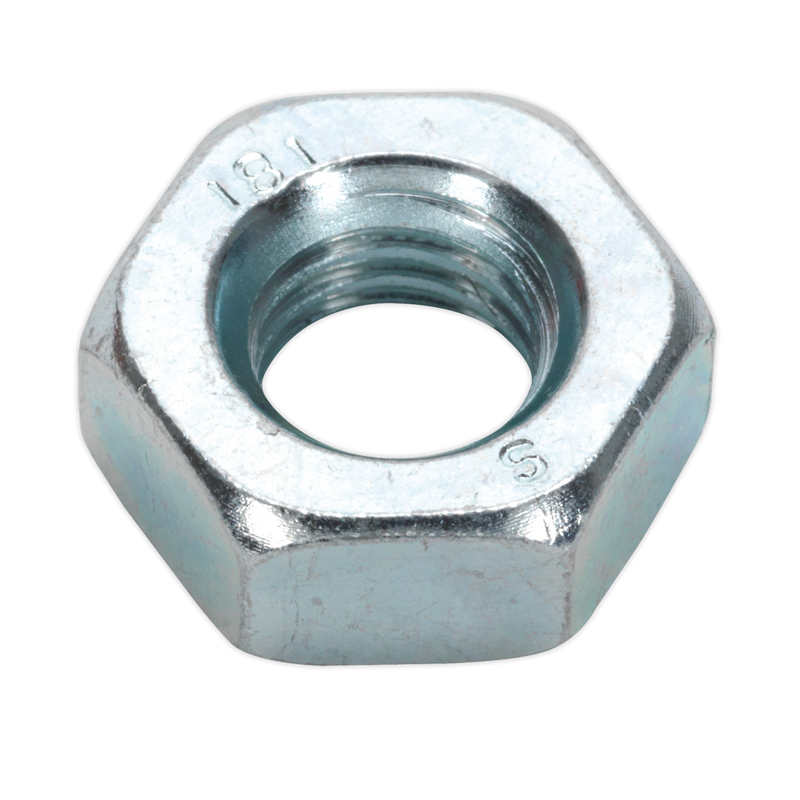 Sealey SN10 Steel Nut DIN 934 - M10 - Pack of 100