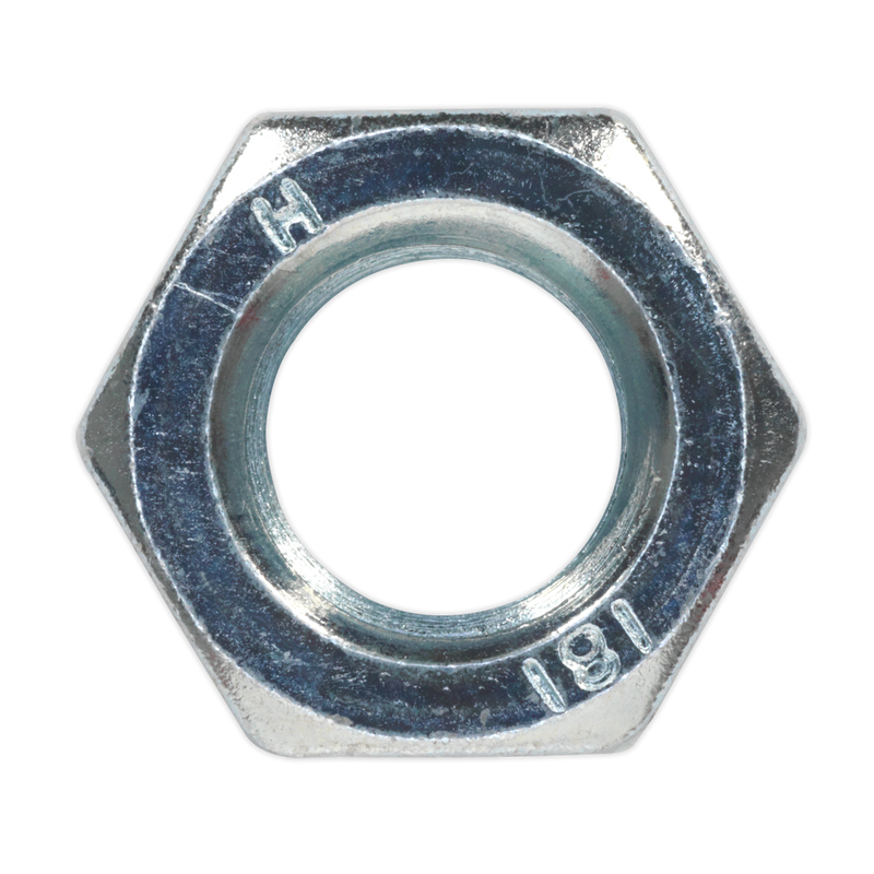 Sealey SN14 Steel Nut DIN 934 - M14 - Pack of 25