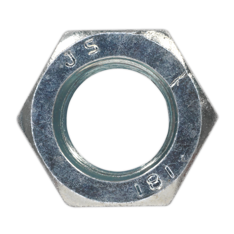 Sealey SN16 Steel Nut DIN 934 - M16 - Pack of 25