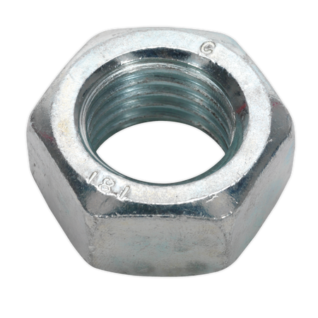 Sealey SN20 Steel Nut DIN 934 - M20 - Pack of 10