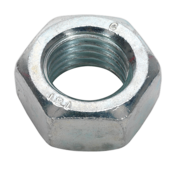 Sealey SN20 Steel Nut DIN 934 - M20 - Pack of 10