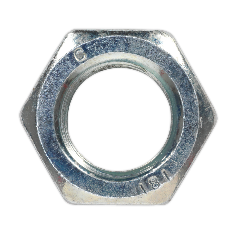 Sealey SN20 Steel Nut DIN 934 - M20 - Pack of 10