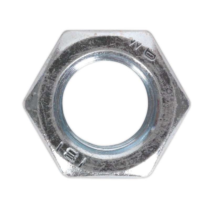 Sealey SN24 Steel Nut DIN 934 - M24 - Pack of 5