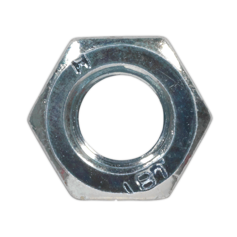 Sealey SN6 Steel Nut DIN 934 - M6 - Pack of 100