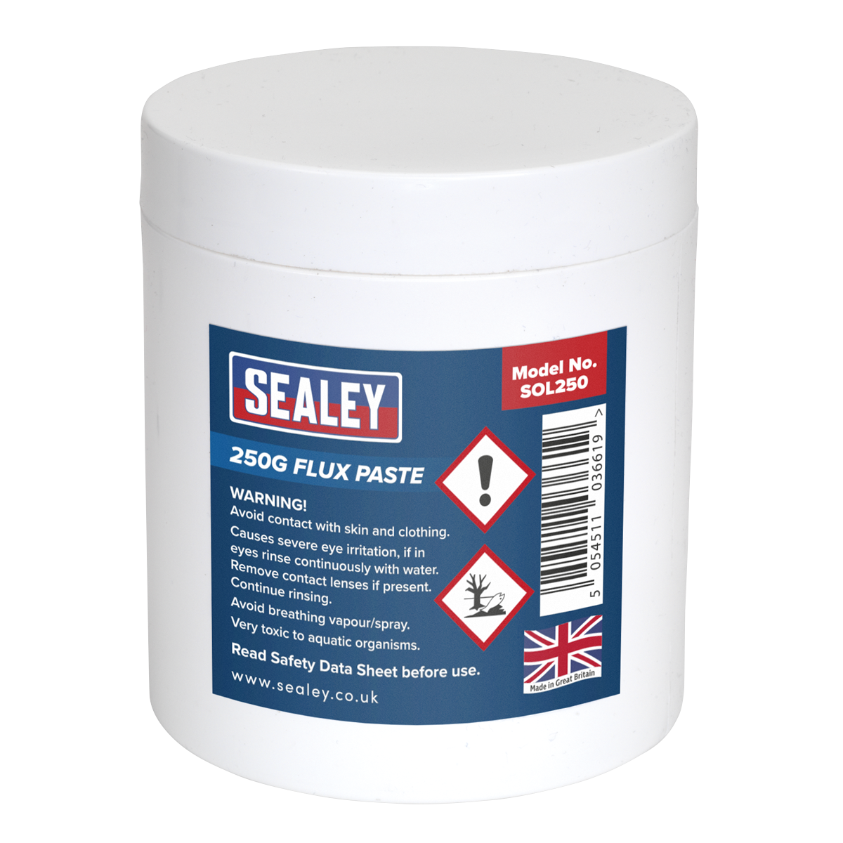 Sealey SOL250 250g Flux Paste