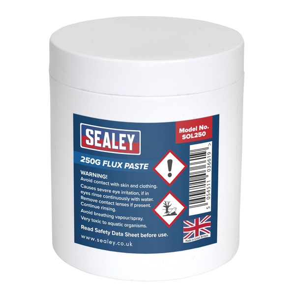 Sealey SOL250 250g Flux Paste