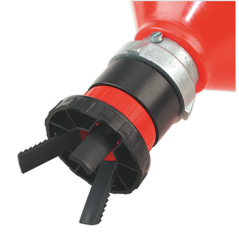 Sealey SOLV/SFU Solvent Safety Funnel with Universal Drum Adaptor