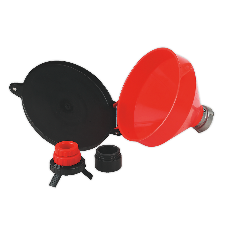Sealey SOLV/SFU Solvent Safety Funnel with Universal Drum Adaptor