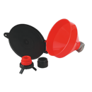 Sealey SOLV/SFU Solvent Safety Funnel with Universal Drum Adaptor
