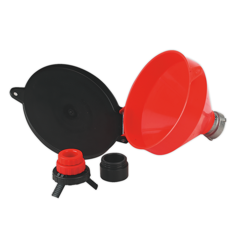 Sealey SOLV/SFU Solvent Safety Funnel with Universal Drum Adaptor