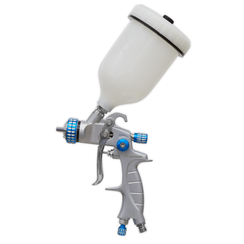 Sealey SP01 SP Gravity Feed Spray Gun 1.4mm Set-Up