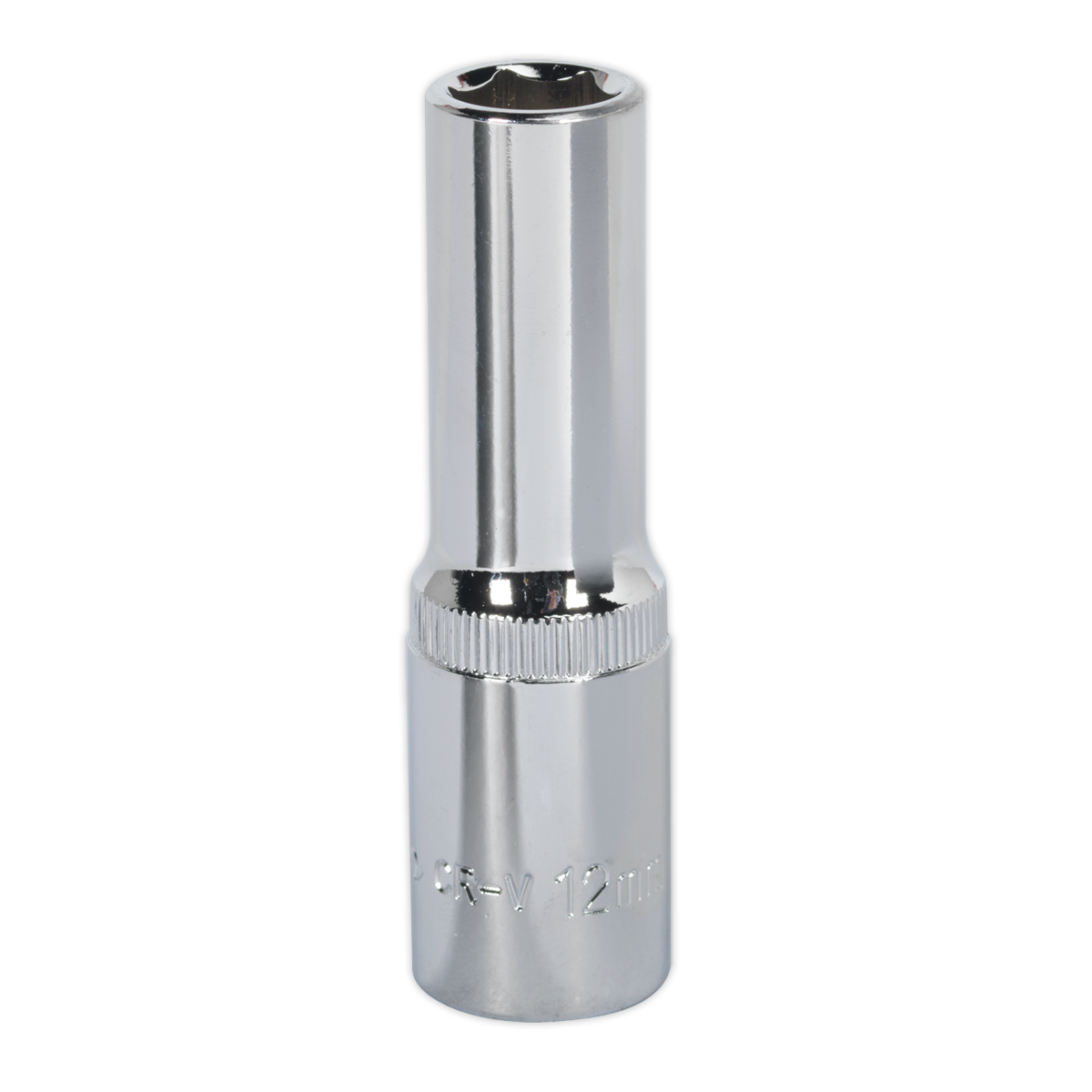 Sealey SP1212D 12mm Deep 1/2"Sq Drive Fully Polished WallDrive Socket