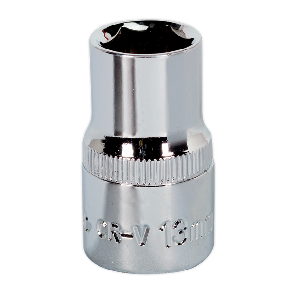 Sealey SP1213 13mm 1/2"Sq Drive Fully Polished WallDrive Socket