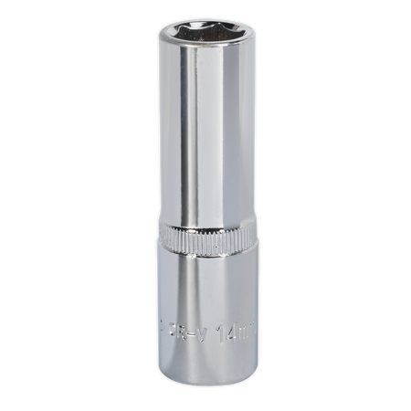 Sealey SP1214D 14mm Deep 1/2"Sq Drive Fully Polished WallDrive Socket