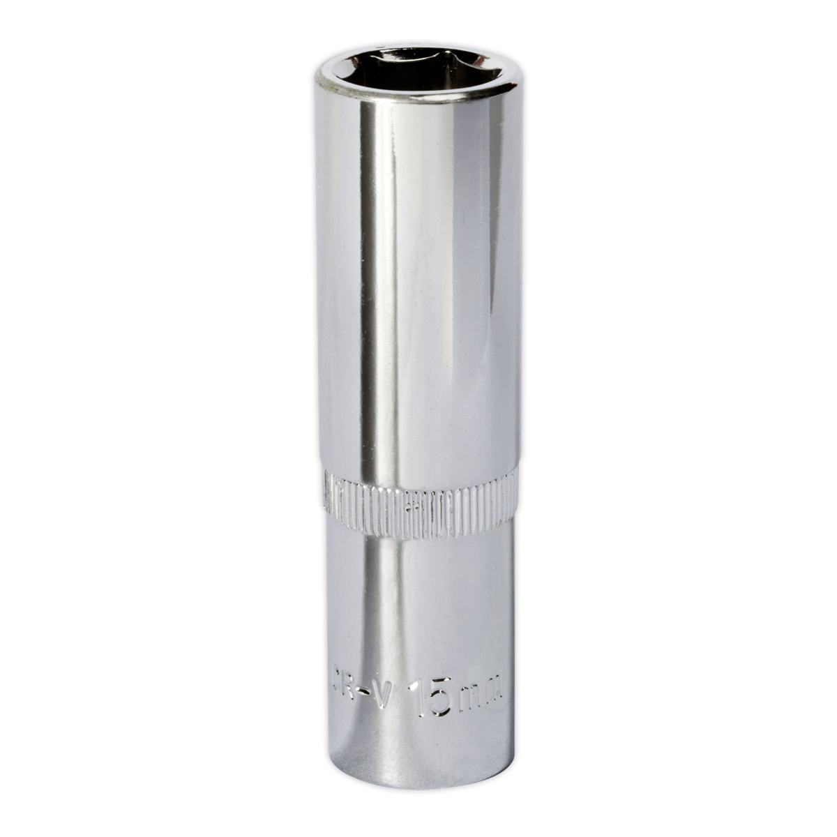 Sealey SP1215D 15mm Deep 1/2"Sq Drive Fully Polished WallDrive Socket